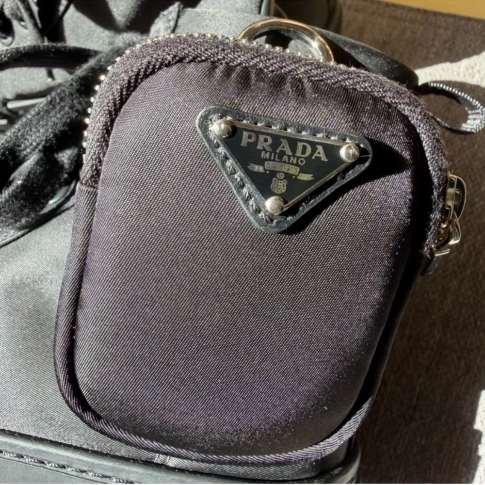 PRADA pouch nylon sneakers - Picture 7 of 10